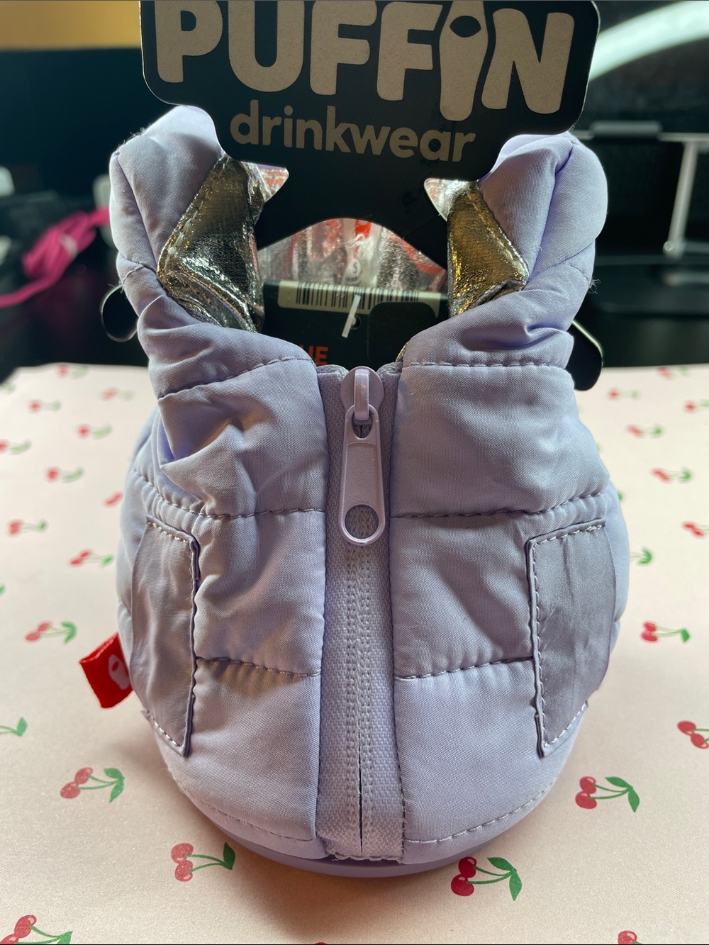 Puffin Drinkwear Lavandear Puffy Jacket Beverage Insulator - Picture 2 of 7